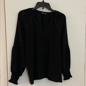 Simply Vera Vera Wang Black Blouse